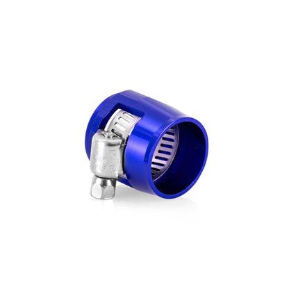 Mishimoto Aluminum 12AN Hex Finishers Blue Universal | MMHXF-12-4-BL - JDMuscleUniversal Hose ClampsmisMMHXF-12-4-BL