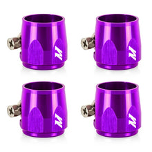 Mishimoto Aluminum 12AN Hex Finishers Purple Universal | MMHXF-12-4-PR - JDMuscleUniversal Hose ClampsmisMMHXF-12-4-PR