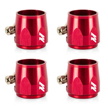 Mishimoto Aluminum 12AN Hex Finishers Red Universal | MMHXF-12-4-RD - JDMuscleUniversal Hose ClampsmisMMHXF-12-4-RD