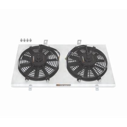 Mishimoto Aluminum Fan Shroud Kit 92-00 Subaru GC8 WRX / 90-94 Legacy Turbo-MMFS-B4-90-MMFS-B4-90-Electric Fans-Mishimoto-JDMuscle