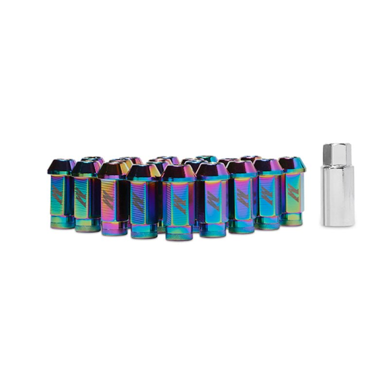 Mishimoto Aluminum Locking Lug Nuts M12 x 1.5 Neo Chrome Universal | MMLG-15-LOCKNC - JDMuscleLug NutsmisMMLG-15-LOCKNC