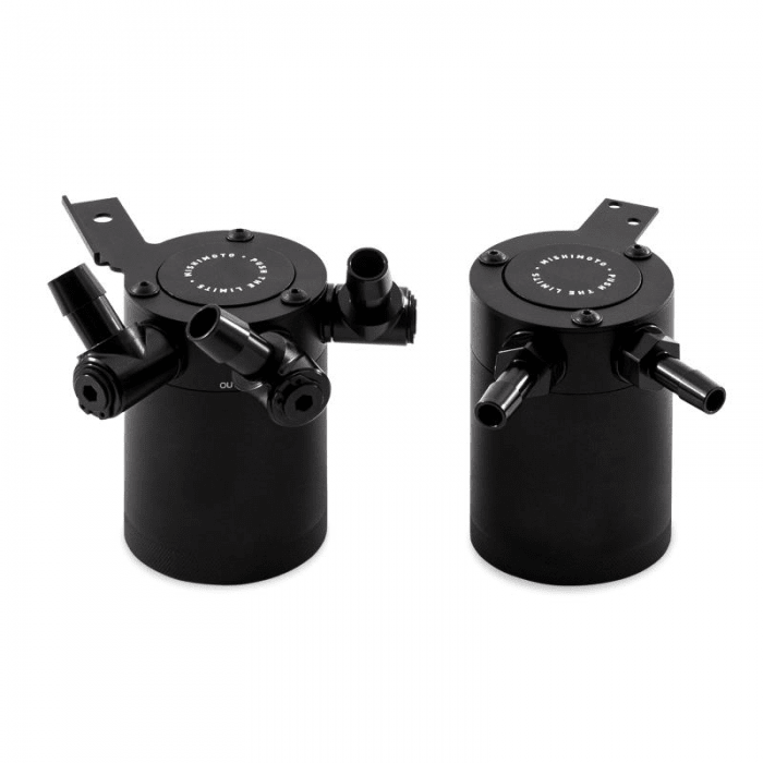 Mishimoto Baffled Oil Catch Can Kit - Black Fits WRX 2008-2014 | MMBCC-WRX-08SBE - JDMuscleCatch CanmisMMBCC-WRX-08SBE