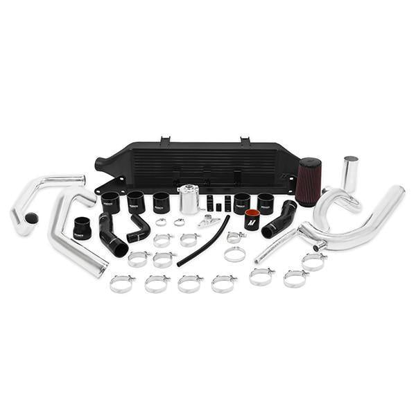 Mishimoto Black Front Mount Intercooler Kit w/ Intake Subaru WRX / STI 2002-2007-MMINT-WRX-01AIBK-Intercoolers-Mishimoto-JDMuscle