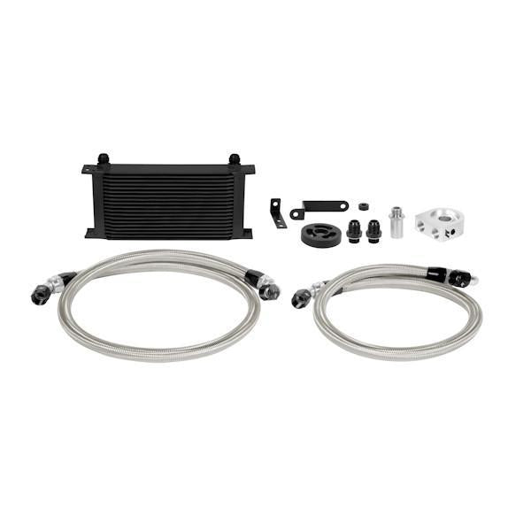 Mishimoto Black Oil Cooler Kit 2008-2014 Subaru WRX-MMOC-WRX-08BK-Fluid Coolers-Mishimoto-JDMuscle