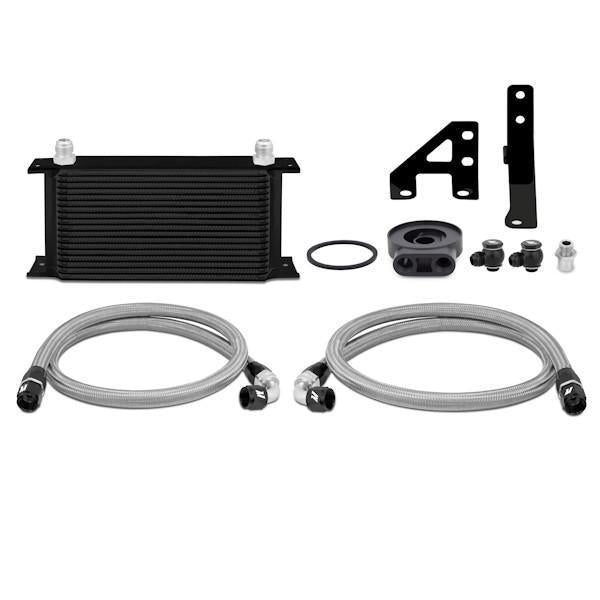 Mishimoto Black Oil Cooler Kit Subaru WRX 2015-2019-MMOC-WRX-15BK-Fluid Coolers-Mishimoto-JDMuscle