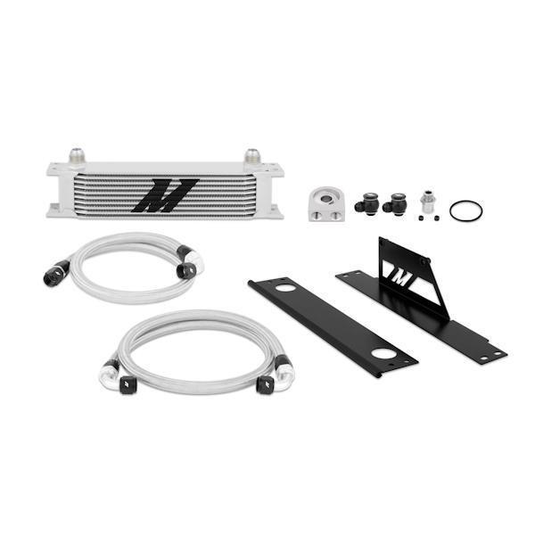 Mishimoto Black Oil Cooler Kit Subaru WRX / STI 2002-2005-MMOC-WRX-01BK-Fluid Coolers-Mishimoto-JDMuscle