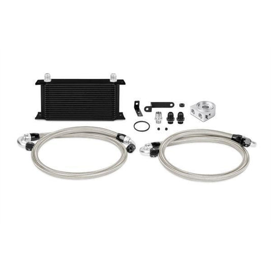 Mishimoto Black Oil Cooler Kit Subaru WRX STI 2008-2014-MMOC-STI-08BK-Fluid Coolers-Mishimoto-JDMuscle