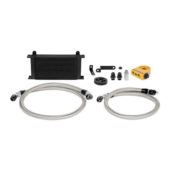 Mishimoto Black Thermostatic Oil Cooler Kit Subaru WRX 2008-2014-MMOC-WRX-08TBK-Fluid Coolers-Mishimoto-JDMuscle