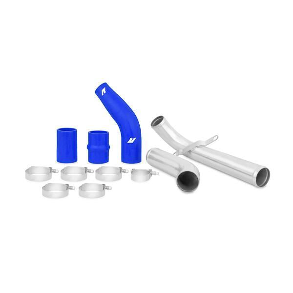 Mishimoto Blue Upper Intercooler Pipe Kit Mitsubishi Lancer Evolution X-MMICP-EVO-10UBL-Intercooler Piping Kits-Mishimoto-JDMuscle