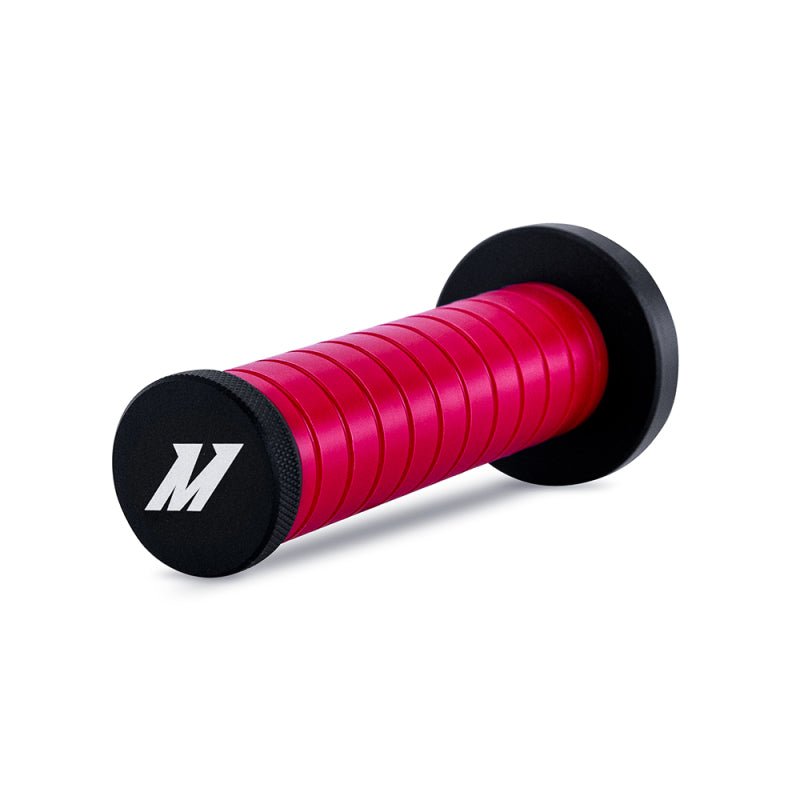 Mishimoto BMX Grip Style Weighted Shift Knob Black / Red Universal | MMSK-BMXBKRDH - JDMuscleShift KnobsmisMMSK-BMXBKRDH