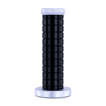 Mishimoto BMX Grip Style Weighted Shift Knob Silver / Black Universal | MMSK-BMXSLBK - JDMuscleShift KnobsmisMMSK-BMXSLBK