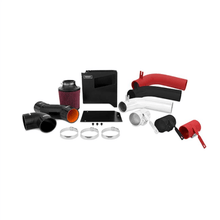 Mishimoto Cold Air Intake Wrinkle Red w/ Air Box WRX 15 - 21 - JDMuscleIntakesMIMMMAI-WRX-15BWRD
