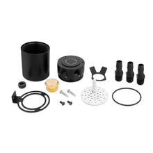 Mishimoto Compact Baffled Oil Catch Can Black - 3-Port - Universal