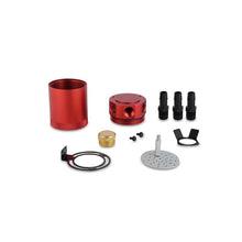 Mishimoto Compact Baffled Oil Catch Can Red - 3-Port - Universal