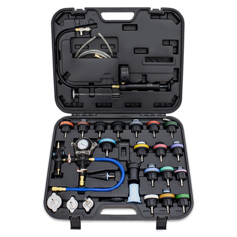 Mishimoto Cooling System Pressure Tester / Vacuum Purge Kit 28pc Universal | MMTL-CPT-28 - JDMuscleTools and AccessoriesmisMMTL-CPT-28