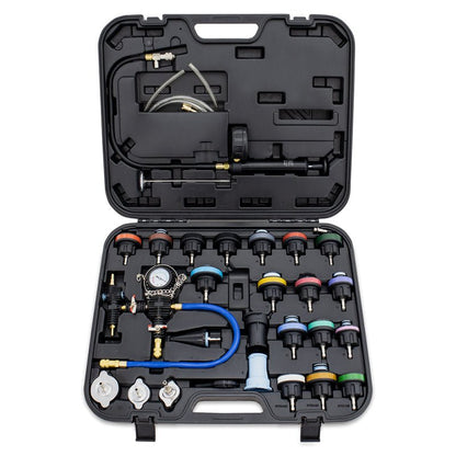 Mishimoto Cooling System Pressure Tester / Vacuum Purge Kit 28pc Universal | MMTL-CPT-28 - JDMuscleTools and AccessoriesmisMMTL-CPT-28