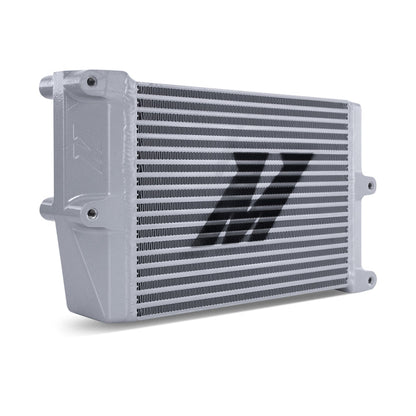 Mishimoto Heavy-Duty Oil Cooler 10" Opposite-Side Outlets Silver Universal | MMOC-OO-10SL - JDMuscleFluid CoolersmisMMOC-OO-10SL