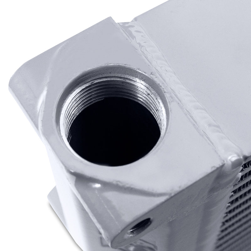 Mishimoto Heavy-Duty Oil Cooler 10" Same-Side Outlets Silver Universal | MMOC-SSO-10SL - JDMuscleFluid CoolersmisMMOC-SSO-10SL