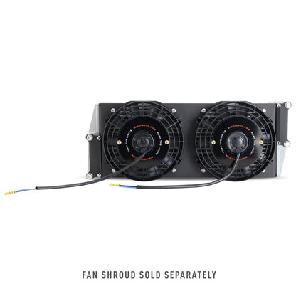 Mishimoto Heavy-Duty Oil Cooler 17" Opposite-Side Outlets Silver Universal | MMOC-OO-17SL - JDMuscleFluid CoolersmisMMOC-OO-17SL