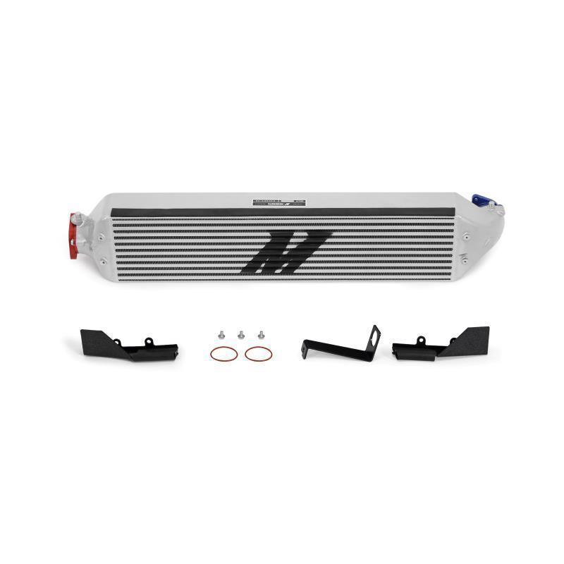 Mishimoto Intercooler Kit Silver w/Red Pipes Honda Civic 1.5T 2016+ / Civic Si 2017+-MMINT-CIV-16KSLWRD-Intercoolers-Mishimoto-JDMuscle