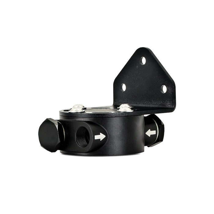 Mishimoto M20 x 1.5 Remote Oil Filter Mount Black Universal | MMOC-RFH-M20BK - JDMuscleOil Feed Lines and FittingsmisMMOC-RFH-M20BK