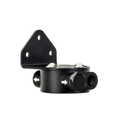 Mishimoto M20 x 1.5 Remote Oil Filter Mount Black Universal | MMOC-RFH-M20BK - JDMuscleOil Feed Lines and FittingsmisMMOC-RFH-M20BK