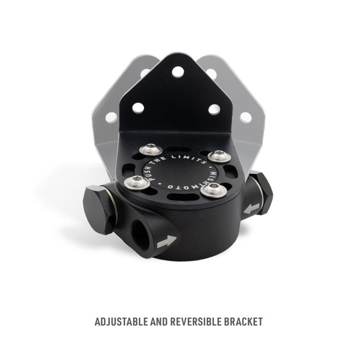 Mishimoto M22 x 1.5 Remote Oil Filter Mount Black Universal | MMOC-RFH-M22BK - JDMuscleOil Feed Lines and FittingsmisMMOC-RFH-M22BK