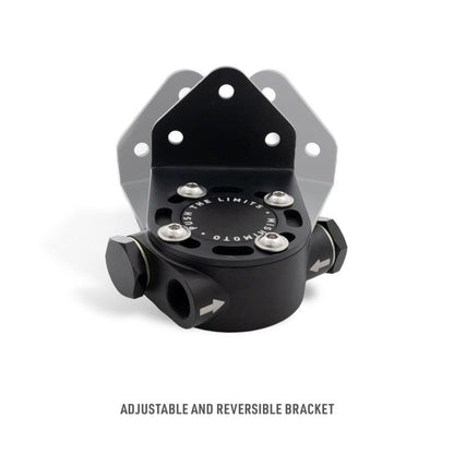 Mishimoto M22 x 1.5 Remote Oil Filter Mount Black Universal | MMOC-RFH-M22BK - JDMuscleOil Feed Lines and FittingsmisMMOC-RFH-M22BK
