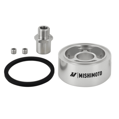 Mishimoto Oil Filter Spacer 32mm M20 x 1.5 Thread - Silver | MMOC-SPC32-M20SL - JDMuscleOil Control DevicesmisMMOC-SPC32-M20SL
