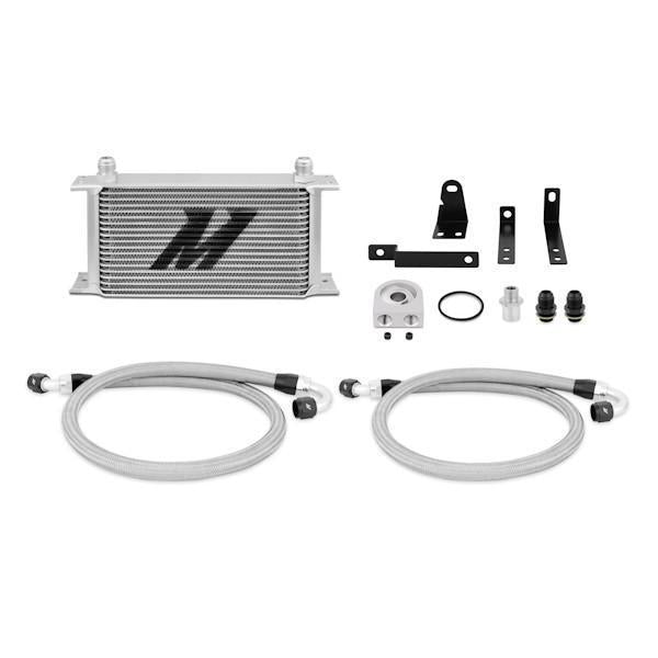 Mishimoto Silver Oil Cooler Kit 2000-2009 Honda S2000-MMOC-S2K-00-Fluid Coolers-Mishimoto-JDMuscle