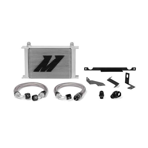 Mishimoto Silver Oil Cooler Kit 2001-2007 Mitsubishi Evolution 7/8/9-MMOC-EVO-01-Fluid Coolers-Mishimoto-JDMuscle