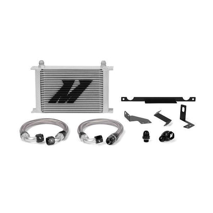 Mishimoto Silver Oil Cooler Kit 2001-2007 Mitsubishi Evolution 7/8/9-MMOC-EVO-01-Fluid Coolers-Mishimoto-JDMuscle