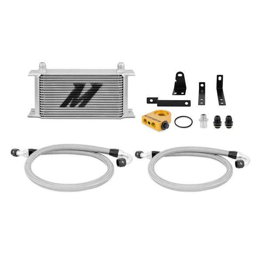 Mishimoto Silver Thermostatic Oil Cooler Kit 2000-2009 Honda S2000-MMOC-S2K-00T-Fluid Coolers-Mishimoto-JDMuscle