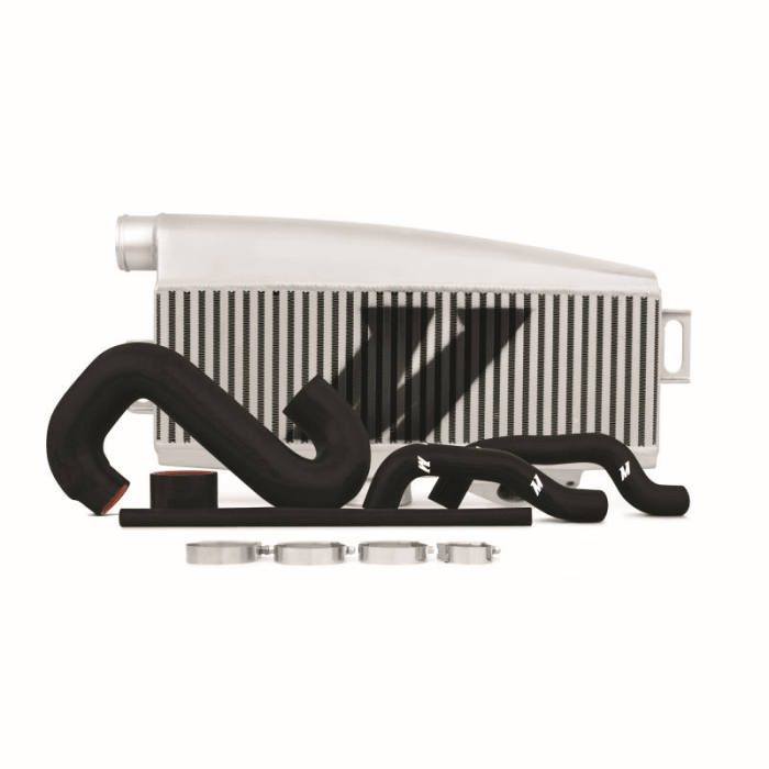 Mishimoto Silver Top Mount Intercooler w/ Black Hoses WRX 2002 - 2007 / STI 2004 - 2007 | MMTMIC - WRX - 01SLBK - JDMuscleIntercoolersMIMMMTMIC-WRX-01SLBK