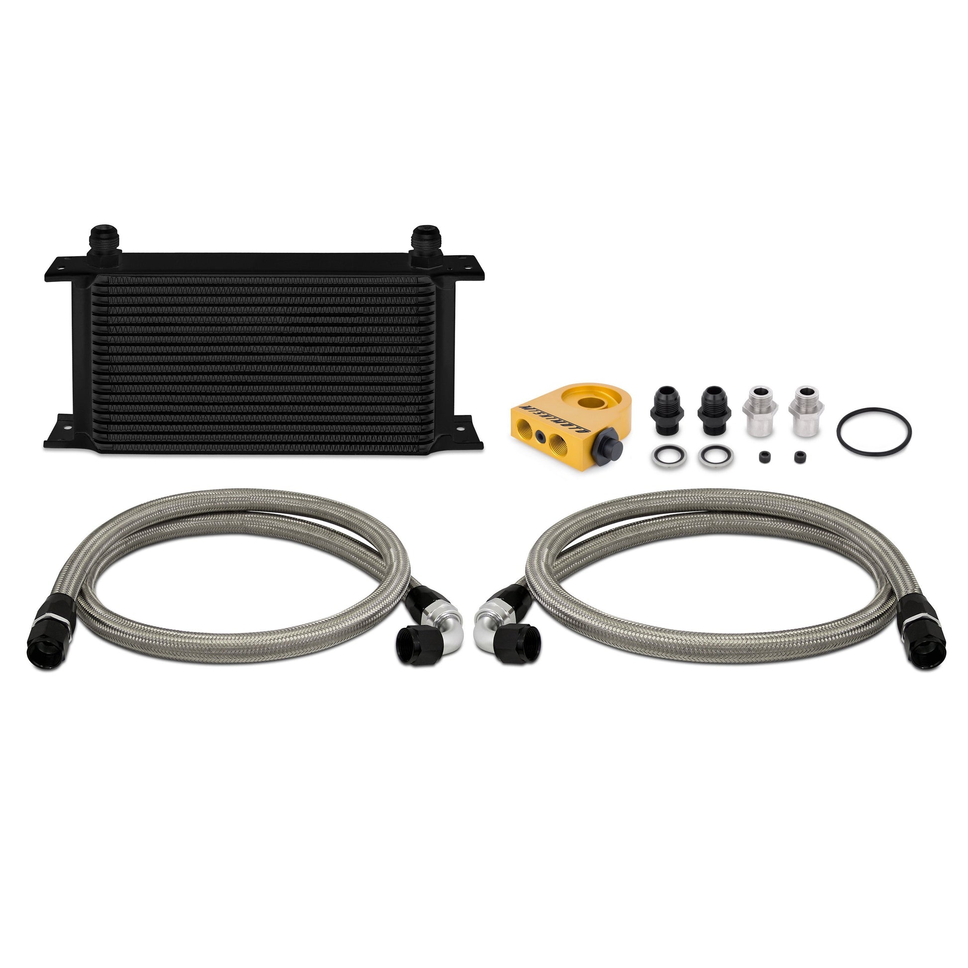 Mishimoto Thermostatic 19 Row Oil Cooler Kit - Universal-Fluid Coolers-Mishimoto-JDMuscle