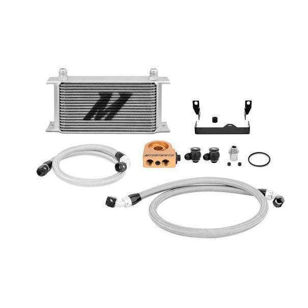 Mishimoto Thermostatic Oil Cooler Kit Subaru WRX / STI 2006-2007-MMOC-WRX-06T-Fluid Coolers-Mishimoto-Silver-JDMuscle