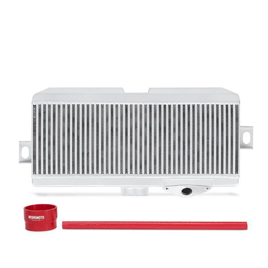 Mishimoto Top Mount Intercooler Silver + Red Hoses Subaru STI 2008-2019-MMTMIC-STI-08SLRD-Intercoolers-Mishimoto-JDMuscle