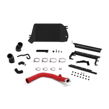 Mishimoto Top Mount Intercooler w/Charge Pipe Red/Wrinkle Black WRX 2015+