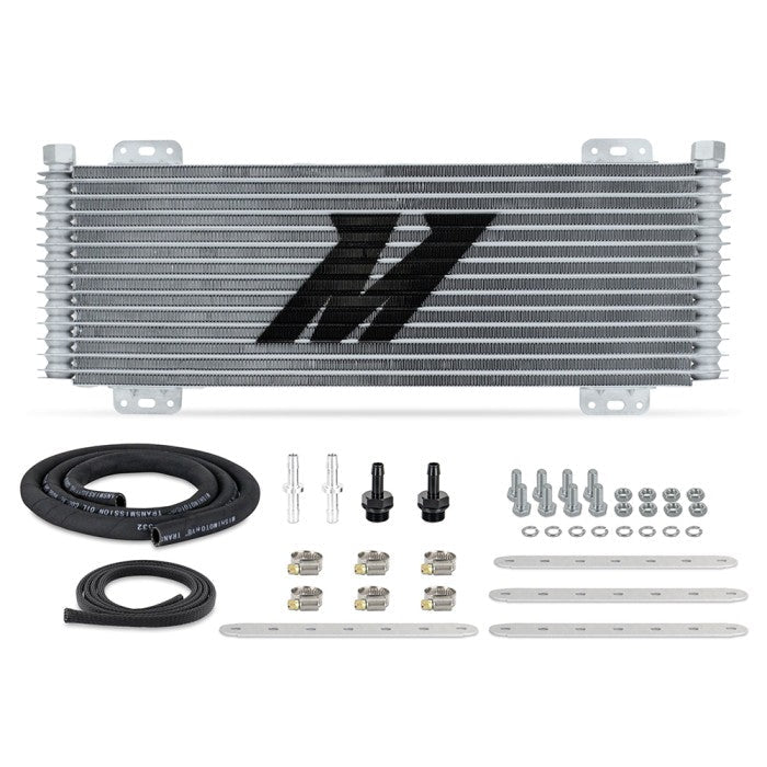 Mishimoto Universal 13-Row Stacked Plate Transmission Cooler Silver Universal | MMTC-SP-13SL - JDMuscleFluid CoolersmisMMTC-SP-13SL