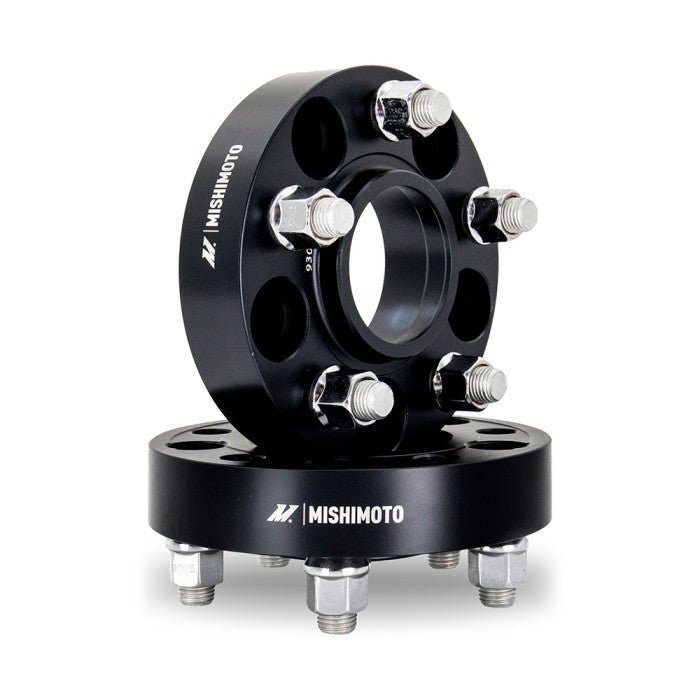 Mishimoto Wheel Spacers - 5X114.3 / 70.5 / 20 / M14 - Black | 001 - 200BK - JDMuscleWheel Spacers and AdaptersmisMMWS-001-200BK