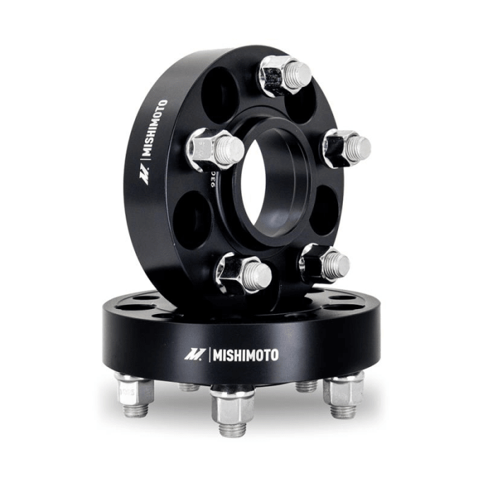 Mishimoto Wheel Spacers - 5X114.3 / 70.5 / 45 / M14 - Black | MMWS - 001 - 450BK - JDMuscleWheel Spacers and AdaptersmisMMWS-001-450BK