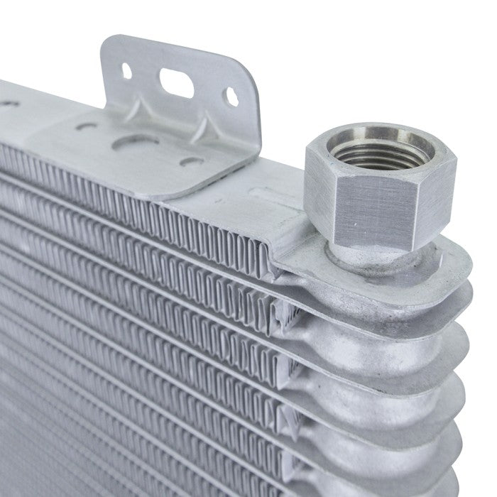 Mishimoto Universal 13-Row Stacked Plate Transmission Cooler Silver Universal | MMTC-SP-13SL