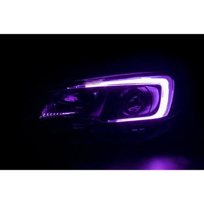 Morimoto XBT Switchback RGB LED C-light DRLs for Headlights Subaru WRX 2015+ / STI 2015-2017-LED311-RGBWA + LED153-LED311-RGBWA + LED153-LED Lighting-Morimoto-JDMuscle