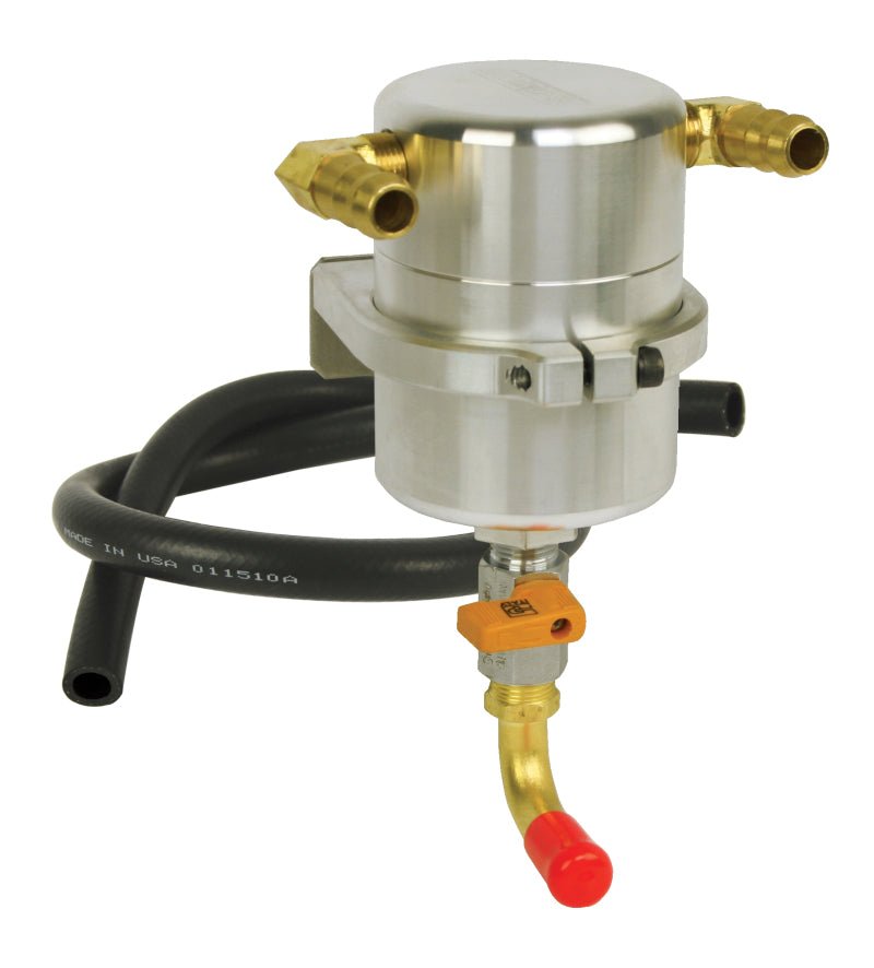 Moroso Air - Oil Separator Billet Aluminum Mitsubishi EVO X 2008 - 2015 | 85483 - JDMuscleAir Oil Separatorsmor85483