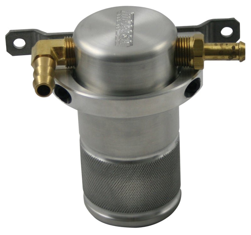 Moroso Air Oil Separator Catch Can Small Body Billet Aluminum Mazda Miata 1990 - 2005 | 85600 - JDMuscleAir Oil Separatorsmor85600