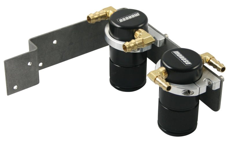 Moroso Air Oil Separator Small Body Billet Alum Black Finish Subaru STI 2008-2014 | 85645 - JDMuscleAir Oil Separatorsmor85645