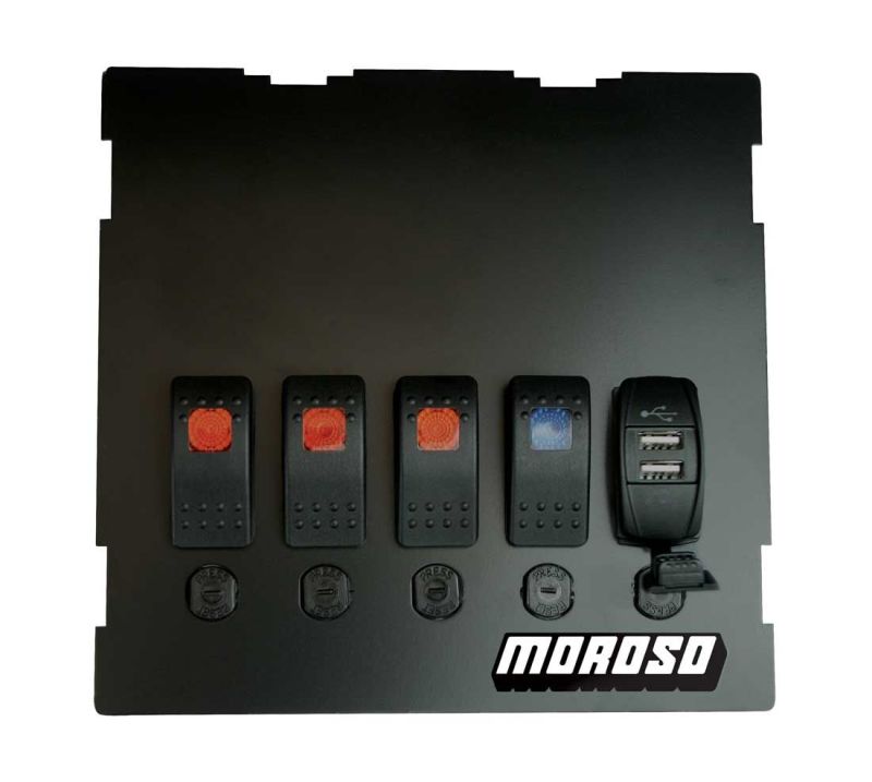 Moroso Radio/HVAC Pocket Block Off Plate With Switches Mazda Miata NB 1999 - 2004 | 74317 - JDMuscleBlock Off Platesmor74317