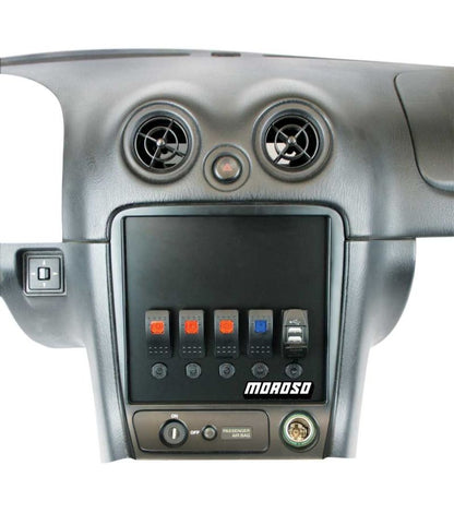 Moroso Radio/HVAC Pocket Block Off Plate With Switches Mazda Miata NB 1999 - 2004 | 74317 - JDMuscleBlock Off Platesmor74317