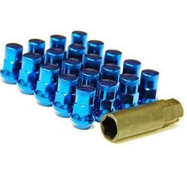 Muteki SR35 Closed-Ended Lug Nuts 12x1.50mm - Universal (32926UP)-wm32926UP-32926UP-Lug Nuts-Muteki-Blue-JDMuscle