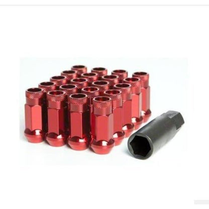 Muteki SR48 Open-Ended Lug Nuts 12x1.25mm - Universal (32905U)-wm32905R-32905R-Lug Nuts-Muteki-Red-JDMuscle